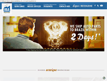 Tablet Screenshot of ibaexpress.com